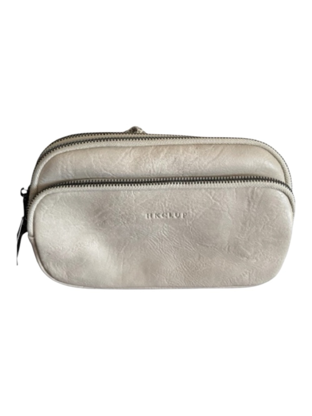 NWOT HKCLUF Cream & White Belt Bag